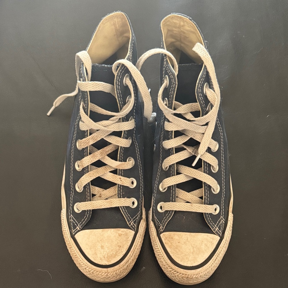 Converse Black and White High-Top Sneakers